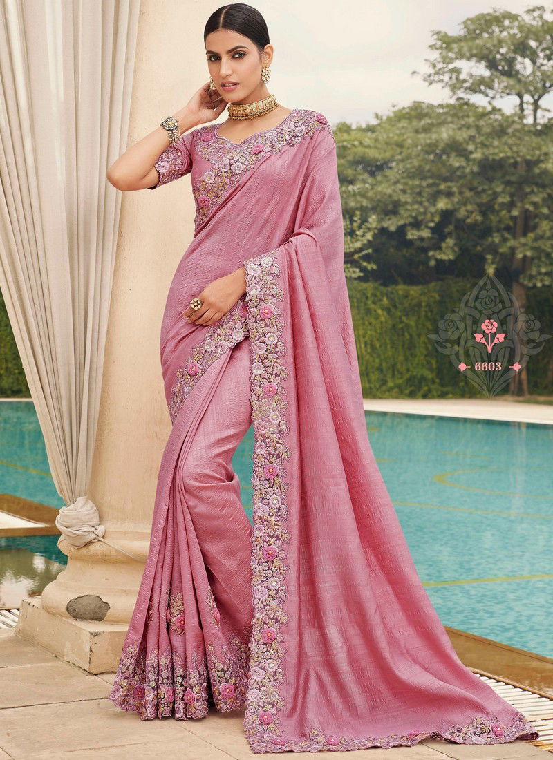 SULAKSHAMI MOHANA Latest Fancy Designer Georgette Embroidered Party Wear Traditional Look Stylish Fancy Saree Collection